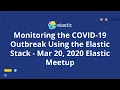 Monitoring the COVID-19 Outbreak Using the Elastic Stack - Mar 20 2020 Elastic Meetup