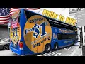 This is Megabus US Come along with us on Megabus from Philadelphia to New York