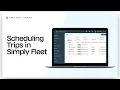 Trip Scheduling Tutorial Simply Fleet
