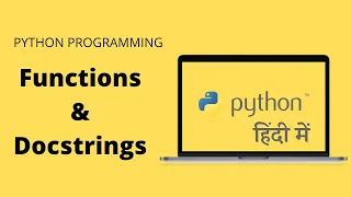 Functions And Docstrings in Python for Beginners Hindi Python Tutorials