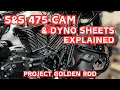 S S 475 M8 Cam and Dyno Sheets Explained