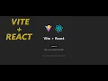 How to Set Up Vite React Fast Easy Guide Creating a vite React App