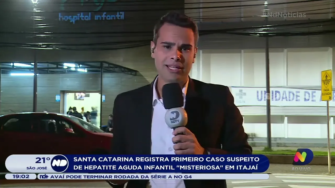 Santa Catarina registra primeiro caso suspeito de hepatite aguda "misteriosa"