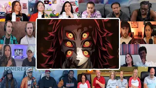 All Upper Moons Gather Kokushibo s First Appearance Scene - Demon Slayer S3 Ep1 Reaction Mashup