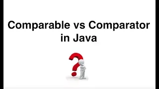 Comparable Vs Comparator - Interview Cracker