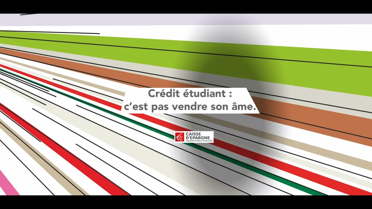 Caisse d'Epargne Aquitaine Poitou-Charentes — Caisse d'Epargne — Crédit étudiant (YouTube video ad)