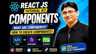 React JS Tutorial 3 What is a Component Create Components Step by Step