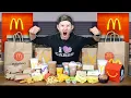 Eating EVERY ITEM On The McDonalds Menu