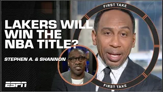 Stephen A. & Shannon Sharpe AGREE on Lakers’ NBA Title hopes?! 🏆 | First Take