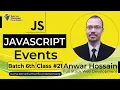 JavaScript Events Freelancing Bangla Tutorial Batch 6th Class 21