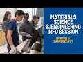 Discover UCR Materials Science and Engineering Info Session