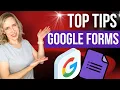 Google Forms Tips And Tricks Tutorial