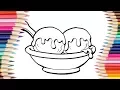 How to Draw Ice Cream coloring pages Art Colors with coloring Markers Coloring