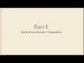 COMP526 Fall 2022 7-2 7 2 Character encodings