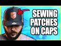 How to Sew a Leather Patch on a Cap - The Easy Way
