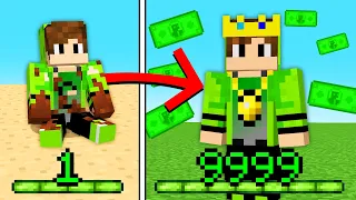 A CADA XP EU FICO MAIS RICO no Minecraft! 💲💲💲