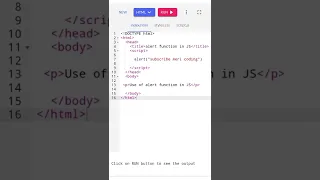 alert function in javascript what is use of alert function in javascript