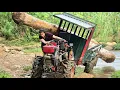 Lagu Agricultural vehicle, girl fights alone with a giant log #agricultural#woodtruck #wood#countryside