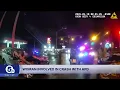 Akron woman ejected from SUV after collision with police cruiser