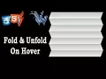 Fold Unfold CSS Hover Effects Pure css animation By Amazing Techno Tutorials
