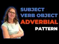 Subject Verb Object Adverbial English Grammar