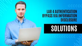 Lab 4 Authentication bypass via information disclosure