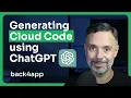 ChatGPT Generating Cloud Code for Parse