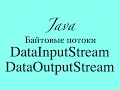 Java IO DataOutputStream DataInputStream