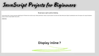 Read More Read Less Button in javascript read more button example view more button