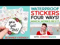 How to Make Waterproof Stickers on Cricut with Four Methods Beginner-Friendly Tutorial