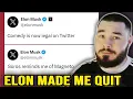 Elon Musk FINALLY Made me QUIT Twitter After 13 Years