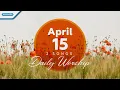 Lagu April 15 • Bapa surgawi - Lord i worship You // Daily Worship