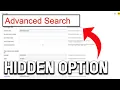 How To Use Advanced Search On Google