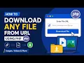 PHP File Downloader - Download Images s from URL