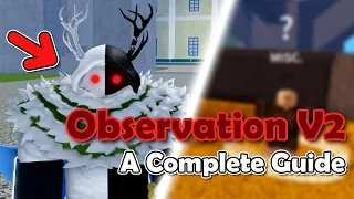 A Complete Guide to Observation V2 Blox Fruits