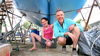 Replacing The Cutless Bearing & Installing A PSS Dripless Shaft Seal | Sailboat Story 192