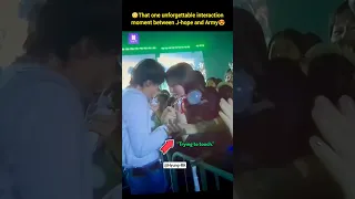 One Unforgettable Interaction Moment Between J Hope And Army Jhope Hobi Shorts Bts 