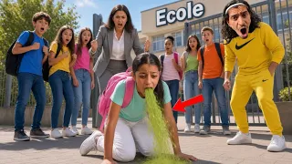 MYRIAM a VOMI le PREMIER JOUR d’ÉCOLE ! 🤢😱