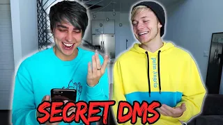 SECRETLY Reading My Strange DMs Colby Brock