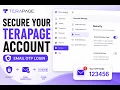 Terapage Account Security Enable Email Verification OTP Login