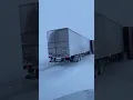 Lagu Semi truck snowstorm and Springer, New Mexico. Icy roads. November 7, 2024 ￼￼
