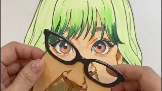 【paperdoll】【making】マスクを取ったら...😲