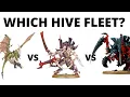 Which Tyranid Hive Fleet to Choose in Warhammer 40K Tyranids Detachments Lore Discussed