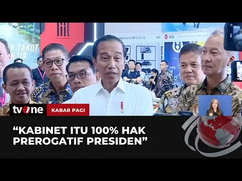Jokowi Tegaskan Susunan Kabinet Hak Prerogatif Presiden Terpilih