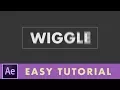 How To Wiggle Expression in After Effects Easy Tutorial