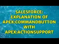 Salesforce Explanation of apex commandButton with apex actionSupport