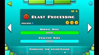 Geometry Dash - Blast Processing 100 All Coins
