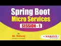 Spring Boot MicroServices By Mr Nataraj Session-1