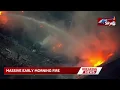 Large industrial fire burns in Greenville South Carolina