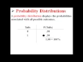 Discrete Probability Distributions